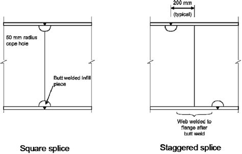 welded shop splice diagram